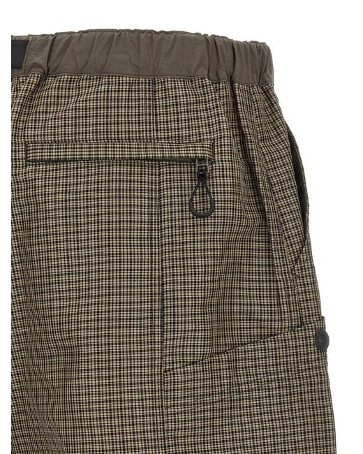 Comme Des GarÃ§ons Homme Gray Vichy Bermuda Shorts for men