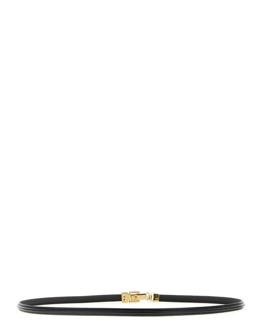 Fendi White Ff Belt