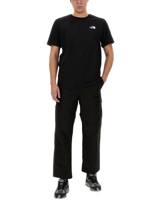The North Face Black T-Shirt With Logo for men
