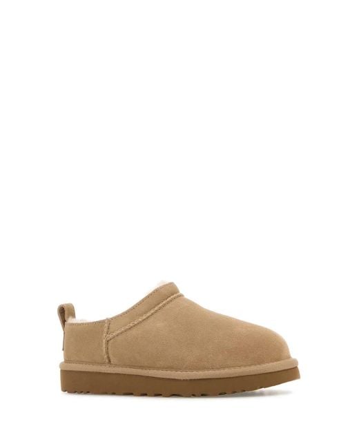 Ugg Brown Classic Micro Boots