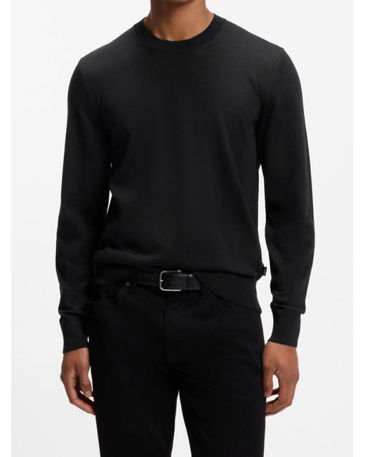 Boss Black Virgin Wool Sweater for men