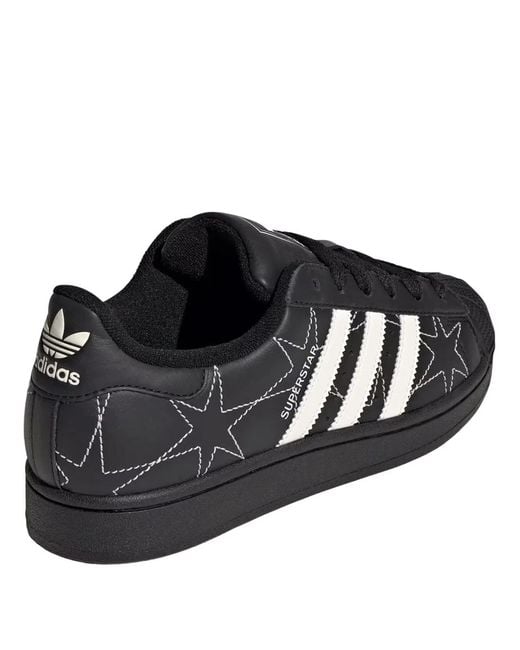 Adidas Originals Black Superstar Ii Sneakers