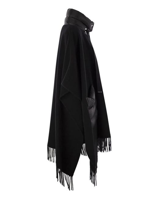 Herno Black Poncho Resort