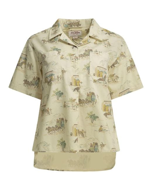 Filson White "Twill Camp" Casual Shirt