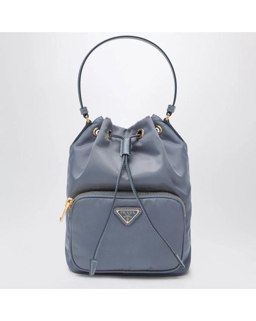 Prada Blue Duet Bucket Bag