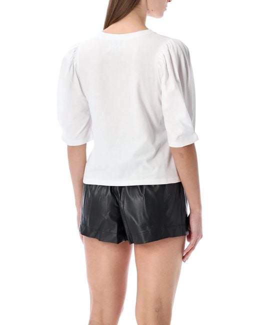 Isabel Marant White Isabel Marant Etoile Isabel Marant Maeliss Organic Cotton T-Shirt