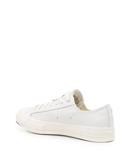 Converse White "Chuck 70 Ox" Sneakers