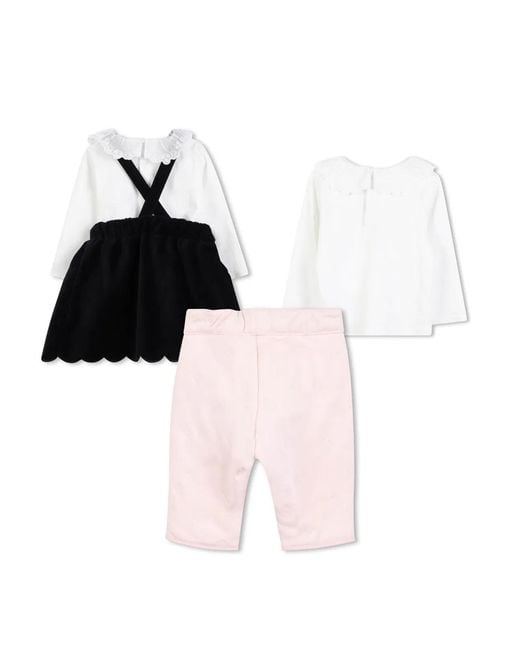 Chloé Black Dress Set With T-Shirt