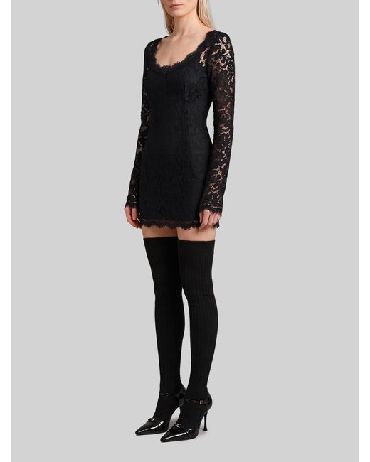 Dolce & Gabbana Black Dolce&Gabbana Mini Dress