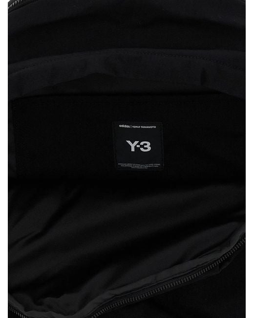 Y-3 Black Logo Backpack