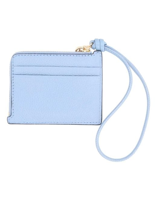 MICHAEL Michael Kors Blue Michael By Michael Kors Card Holder "Jet Set"
