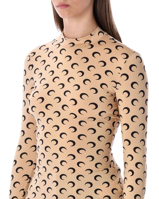 MARINE SERRE White Vlogo Signature Leather Card Holder