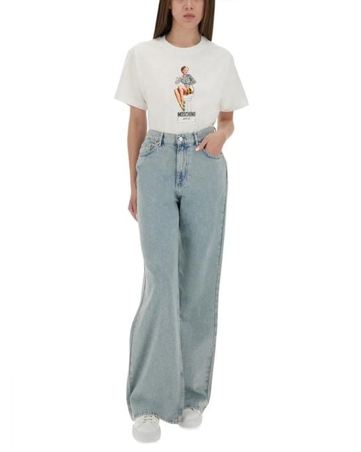 Moschino Blue Jeans Wide Leg