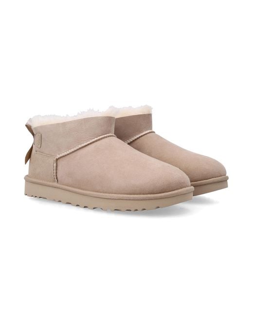 Ugg Pink Ultra Mini Bailey Bow