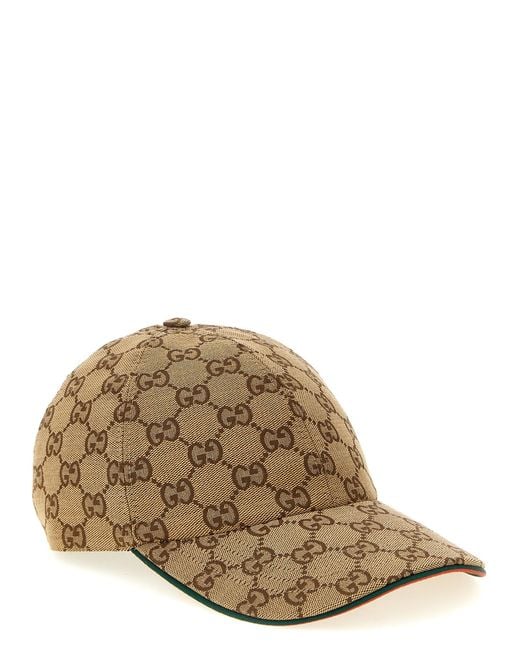 Gucci Natural Gg Fabric Cap