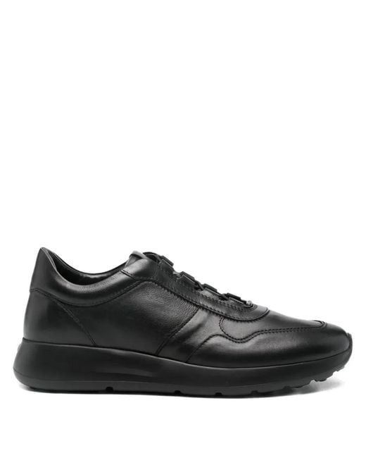 Tod's Black Dot Leather Sneakers for men