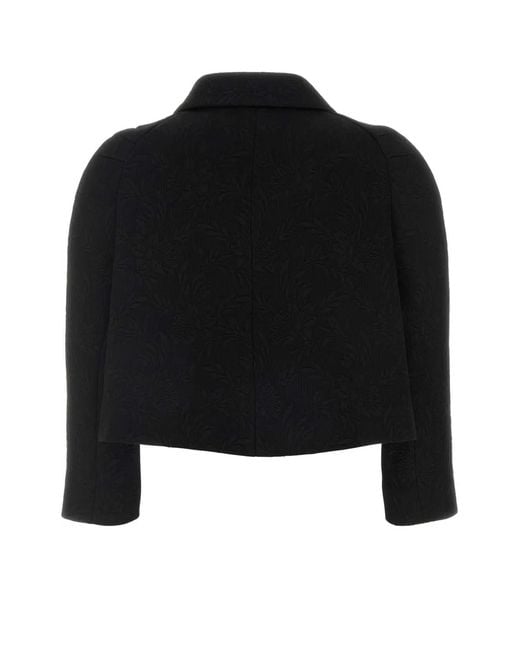 Dries Van Noten Black 00515-Vipa Jewel 3265 W W Jacket
