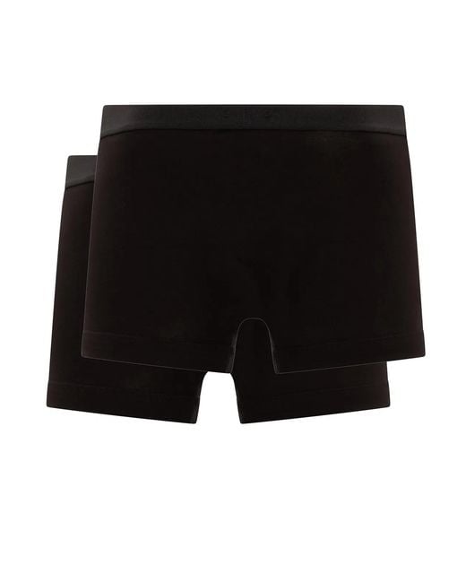 Tom Ford Black 2-Pack Boxer With Logo for men