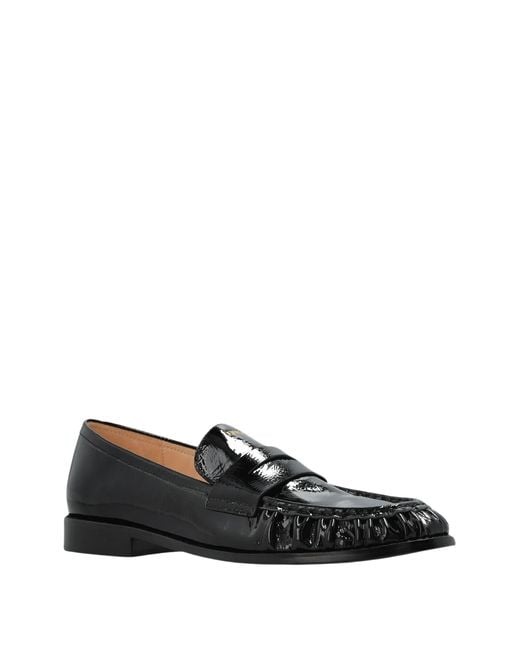 Furla Black Soft Loafer T.10