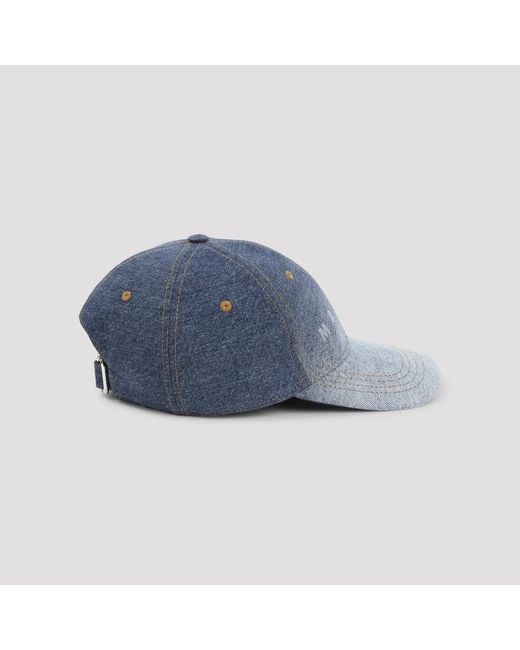 Marni Blue Hats for men