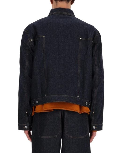 YMC Blue "Loft" Jacket for men