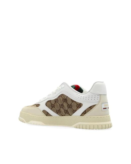 Gucci Natural Re-Web Sneakers for men