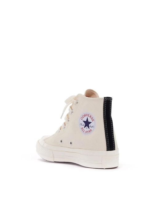 COMME DES GARÇONS PLAY White Converse Hi Top Small Heart for men