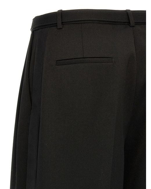 Jil Sander Black Wool Pants
