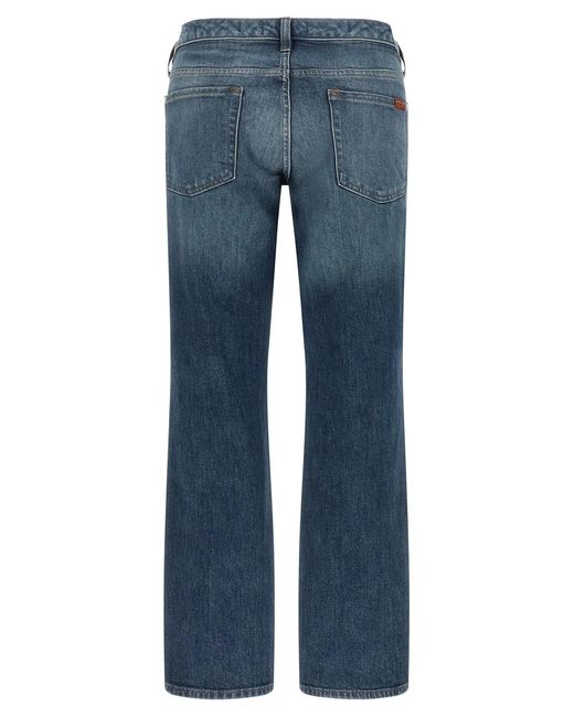 7 For All Mankind Blue 'Low Cigarette' Jeans