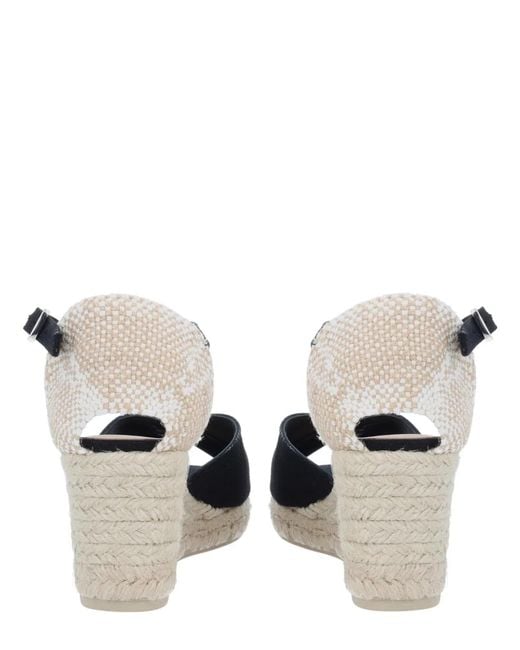 Castaner Black Castañer Cotton Ovine Leather