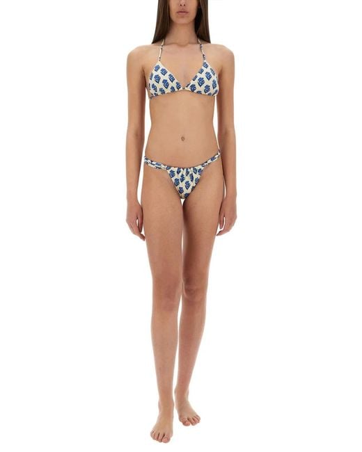 Mc2 Saint Barth Blue "Noelle" Bikini Bottom