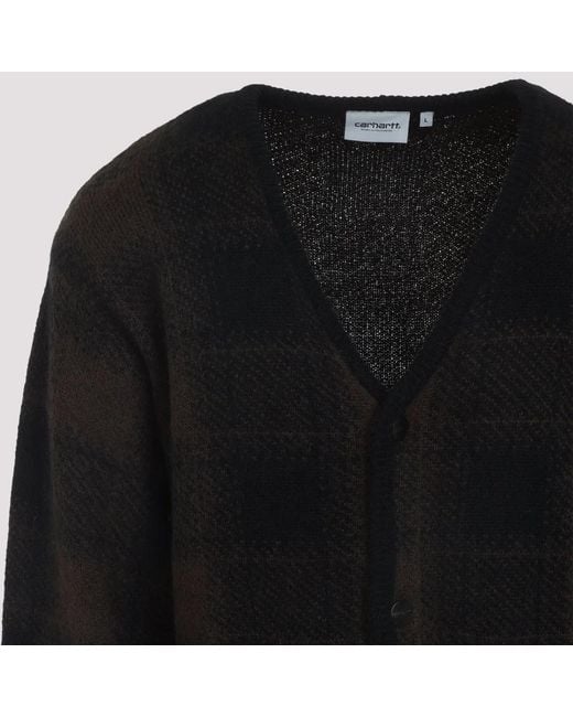 Carhartt Black Everson Alpaca Cardigan for men