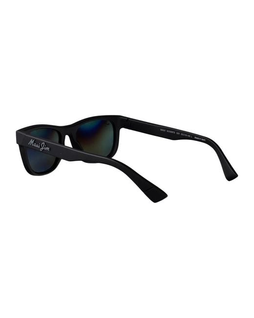Maui Jim Black Matte Nylon Sunglasses