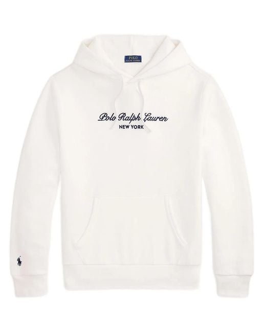 Polo Ralph Lauren White Knit Sweatshirt for men