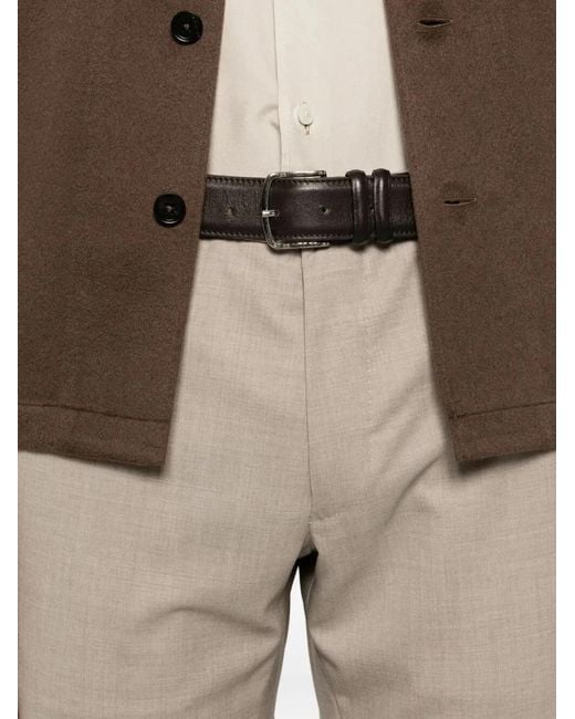 Incotex White Classic Chino Trousers for men