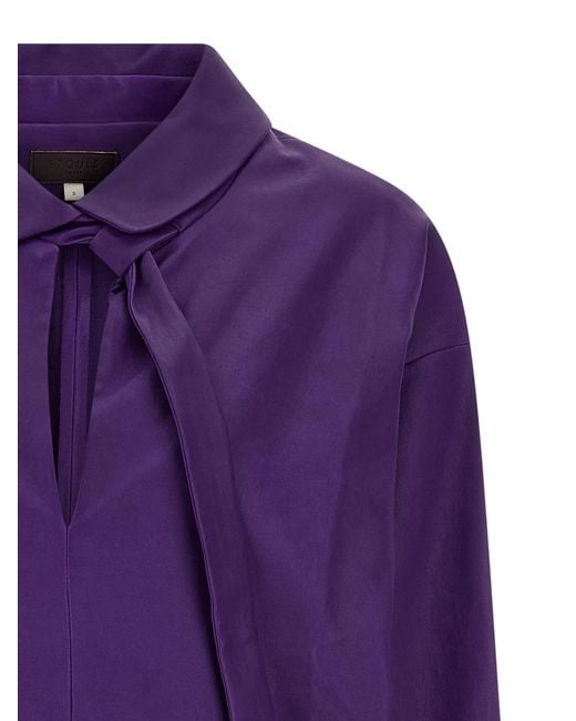Stouls Purple 'Graziela' Blouse
