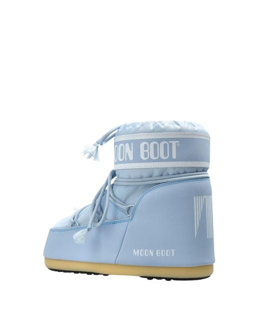Moon Boot Blue Icon Low Snow Boots