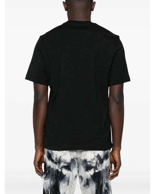 Amiri Black Logo Print T-Shirt for men