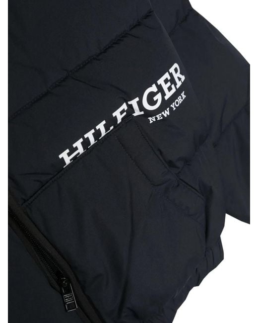 Tommy Hilfiger Blue Logo Padded Jacket