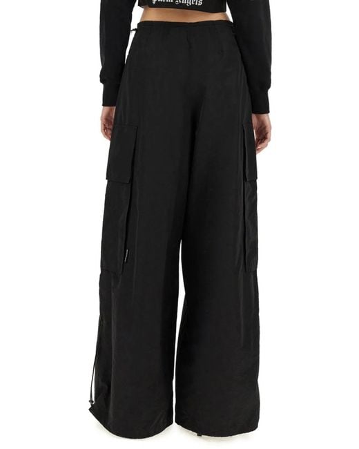 Palm Angels Black Cargo Pants