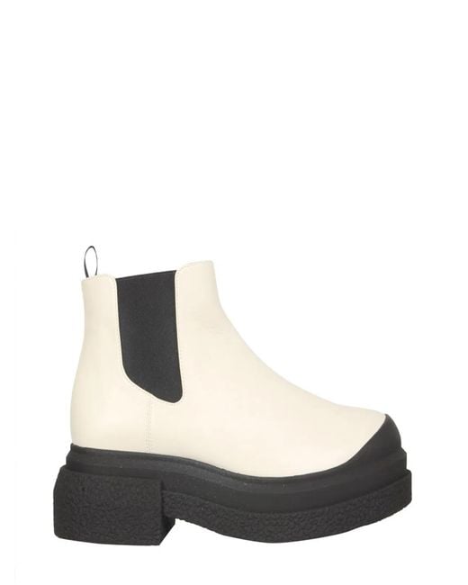 Stuart Weitzman White Charli Boots