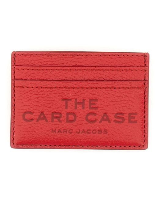 Marc Jacobs Red Portacarte Con Logo