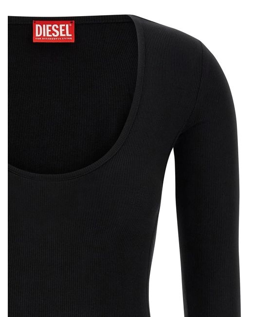 DIESEL Black 'T-Bodyn' Bodysuit