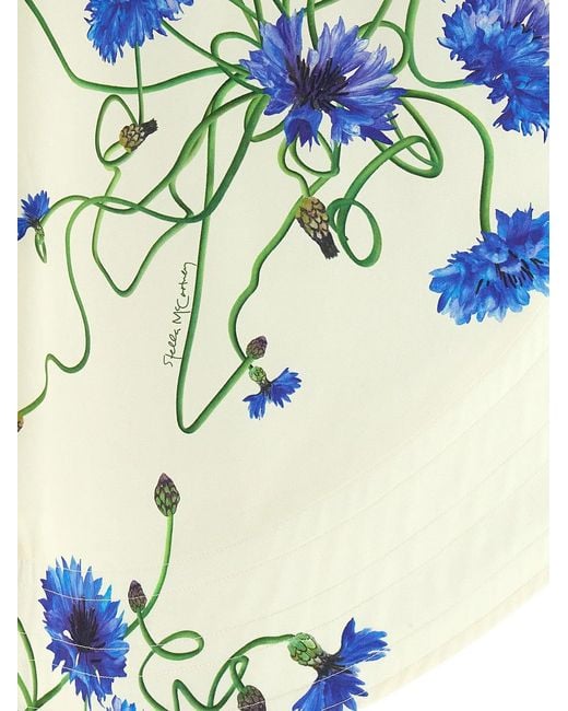 Stella McCartney Blue Ruffled Skirt