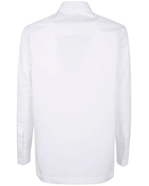 Jil Sander White Shirt With Tie for men