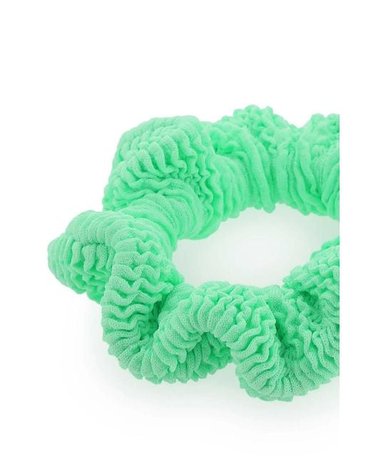 Hunza G Green Fabric Scrunchie