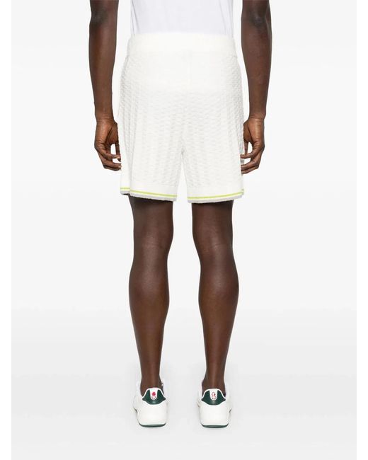 Casablanca White Shorts Cotton Blend for men