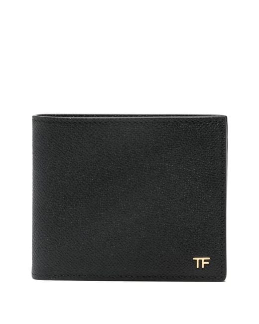 Tom Ford Black T-Line Classic Bifold Wallet for men