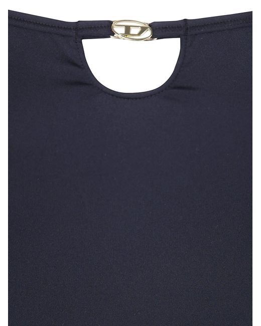 DIESEL Blue Kiara Stretch Bodysuit