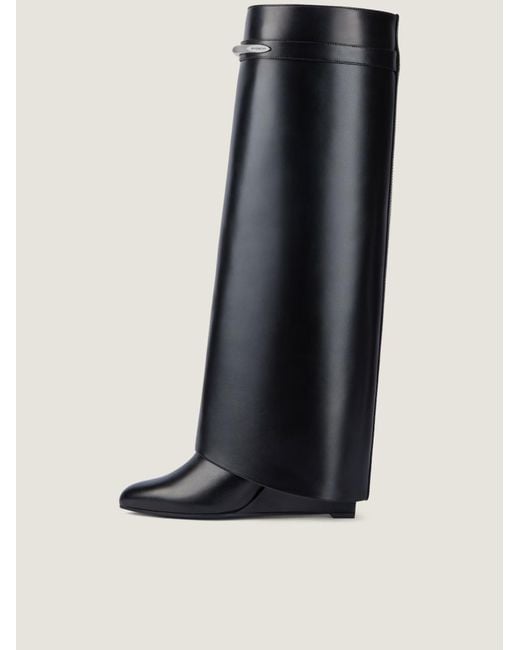 Givenchy Black Shark Pinch High Boots 90Mm